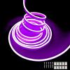 Balabaxer Barra luminosa LED al neon viola 5 m 12 V DC 600 SMD2835 LED impermeabile per interni ed esterni (senza azionamento)