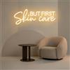 DAKABUKA Ma Prima Cura Della Pelle Segno Al Neon Bianco Caldo Beauty Salon Luce Al Neon LED Segno Al Neon Per Salone Di Bellezza Decorazione Per Centro Estetico Decorazione Da Parete Per Spa Studio Decorazione