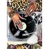 MEIYUDA 5D Diamond Painting Kit Completo Leopardo alla moda Moderno, Pittura Diamante per Bambini, Fai-da-te Diamond Painting DIY Strass Ricamo a Punto Croce Decorazione per Casa 30x40cm