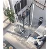 HYQJUNE Moderna Lampada A Sospensione LED Geometria Scale Lampadario Da Soggiorno Dimmerabile Luci Pendenti Camera Da Letto Sala Pranzo Alberghi Lampada Altezza Regolabile Plafoniera(Nero,6 Lights-20x80cm)