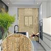 Jolan Tenda Di Perline Antimosche,Tenda Con Perline in Legno Naturale e Bambù 60x200/80x200/90x200/100x200cm,Tenda Fatta a Mano Della Porta,Sospeso Fili Tenda Di Perline,Pannello,W×H-80strands(80×210cm)