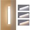 S.I.C Luce LED Armadio con Sensore di Movimento, Ricaricabile USB, Tri-Colore 3000K/4000K/6000K, Lampada Notturna per Cucina, Scale, Corridoio, Garage (30CM)