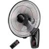 HSPLXYT Ventilatore industriale oscillante regolabile for montaggio a parete, 5 pale regolabili a 3 velocità for montaggio a parete, alta velocità/nero/Heavy Duty, for esterni, commerciali ( Color : Remote co