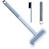 DIFLAX Spazzola Pulisci Zanzariera Set di Pulitori per Finestre Spazzola per Rete in Rete Spazzola per Pulizia Della Zanzariera con Spugna Brush e Spatola in Silicone 4 in 1 Mesh Cleaner Brush