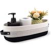 Dermalyx Baumwoll Seil Toilette Korb Badezimmer Deko Körbe Toilettenpapier Halter Korb Landhaus Haus Deko Organisieren Kleine Körbe Nero 33 x 15 x 10 cm