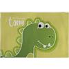 LolaPix Tovagliette Americane Cotone. Tovaglietta Bambini. Tovagliette Americane Personalizzate. Scuola. Tovaglioli Stoffa. 30x45 cm. Amico di Dino