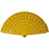 RPFROP Ventaglio alla moda flamenco spagnolo, in legno, elegante, vintage, motivo a pois, pieghevole, per feste in costume