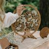 MFCHICIFY Libro degli ospiti per matrimonio personalizzabile, alternativa all'albero genealogico, libro degli ospiti con foglie d'albero, cartelli per ricevimenti di nozze, decorazione rustica per matrimoni e