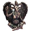 Whbbbj Statua del Baphomet, scultura di capra divina, statuetta di meditazione in resina, regali stravaganti for l'arredamento di Halloween