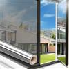 Arthome WALL DECOR Arthome Pellicola per Vetri Finestre Anti-UV 44,5x200cm, Argento,Controllo del Calore Oscuranti per Finestre Riflettente Adesiva Statica DIY per casa