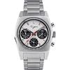 Sugess S419GSPS Chrono Heritage Panda quadrante x 316L acciaio meccanico orologio da uomo Seagull 1963, argento, bracciale