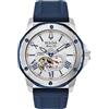 Bulova Analogico 98A225, blu, striscia