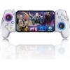 Joso Controller per telefono per iPhone (tutti i modelli) e Android, presa migliorata, controller di gioco mobile wireless con 7 luci colorate, Turbo, 6 assi, doppia vibrazione