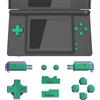 eXtremeRate Tasti Pulsanti Set Ricambio per Nintendo DS Lite,Tasti ABXY D-pad R L Power Volume per Nintendo DS Lite NDSL Console(NON Include Console)-Camaleonte Verde Viola