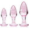 Booty Sparks Shimmering Gem Anal Plug Set Pink
