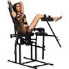 Master Series Leg Spreader Obedience Chair with Sex Machine