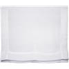 Easydeco - Tenda a pacchetto senza aste in lino bianco 150 x 175 cm