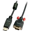 Lindy Cavo Lindy DisplayPort a VGA 0.5m [41940]