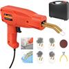 AUTOFU Kit di riparazione del paraurti dell'auto con saldatrice in plastica da 150W, saldatrice con luce LED, per parti dell'auto/caicco/canoa (800pz. graffette)