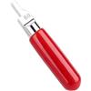 HanOaki Raschietto per smussatura a doppio angolo, per rifiniture di precisione dei bordi, strumento di rimozione di stampi in lega per kit di costruzione hobby, 4,3 cm, rosso/giallo (rosso)