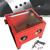 Generic Sabbiatrice portatile con illuminazione a LED e interruttore one-touch, include 4 ugelli per una rimozione efficiente della vernice e della ruggine, ideale per la pulizia di varie parti
