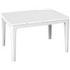 Tavolino Da Caffè Da Giardino, 70 X 53 X 39 Cm, Bianco Crema