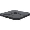 Set 4pz Base Per Ombrellone Da Giardino In Plastica 50 × 50 × 7.5cm