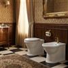 IDRO BRIC Vaso WC pavimento IDRO BRIC danubio, sedile escluso P 56 x L 37 x H 43 cm bianco