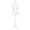 Prym 610093 - Manichino da sarta con base in legno, regolabile in altezza, 135-170 cm, in polistirolo Torso da infilare, per vetrina e decorazioni