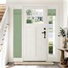 Vatge Tenda moderna per porta, 1 pannello, larghezza 30,5 cm x lunghezza 178,5 cm, colore: verde salvia