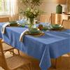 ECOMMERC3 Tovaglia Antimacchia Rettangolare Resinata Blu Scuro 100x140 cm