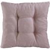 Traumnacht Cozy - Set di 2 cuscini per sedia da giardino, cucina o sala da pranzo, per interni ed esterni, 38 x 38 x 6 cm, rosa antico