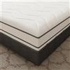 EGOHOME Materasso 90 x 200 cm, durezza H2/H3, 7 zone, in schiuma fredda con schiuma gel memory foam, altezza 16 cm, materasso reversibile, materasso arrotolabile, per dormire riposando, protezione