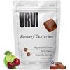 URVI® Recovery Gummies - Citrato di Magnesio, Estratto di Amarena & Boswellia Serrata - con Vitamina B2 - Senza Zucchero Vegan Senza Glutine - 60 Caramelle Gommose