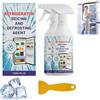 TruuMe 2PC Spray Sbrinante per Frigorifero e Congelatore,Spray Antigelo per Frigoriferi,con raschietto,Dispositivo Per La Rimozione Del Ghiaccio Dal Frigorifero Facile Da Usare