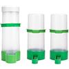 XISTEST Mangiatoia per Uccelli, Abbeveratoio per Uccelli, XISTEST 2PCS Alimentatore Automatico Acqua per Uccelli con 1PCS Alimentatore Alimentare per Gabbia Pappagallo (2pcs 140ml + 1pcs 150ml)