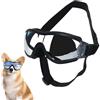 XFSRG Occhiali per Cani Stile Maschera Avvolgente da Sole Protettivi da Moto Occhiali Antivento per Cani (M)