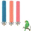 Armastuse 3 Pezzi Posatoi Pappagalli Giochi Trespoli Naturale Paw Grinding Giocattolo per Pappagalli Uccello Masticare Giocattoli della Viene fornito con un collare