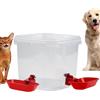 Generic Fontana d'acqua per animali domestici, per abbeveratoio per cani a bocca larga da 3 l, dispenser per fontana per gatti, per casa, camera da, soggiorno, ufficio, dormitorio, balcone