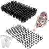 Rlssaki 15 Pezzi Tappetino Repellente per Gatti,Tappeto Anti Gatto(20x40cm) | tappetino anti gatto con punte, per letti, giardino, posto auto coperto, parcheggio, divano