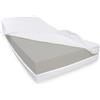 Dibapur® RH5 - Materasso in schiuma fredda (RG40), resistente fino a circa 180 kg, doppio rivestimento, altezza totale circa 25 cm, 180 x 200 cm, durezza H5, poliestere