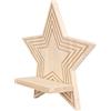 Nucelit Mensola da parete a forma di luna, mensole in legno da appendere, mensole decorative galleggianti per soggiorno, sale giochi, decorazioni da parete in legno per camera da letto