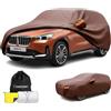 Cowtcver Telo Copriauto da Esterno Impermeabile per SUV fino a 460 cm | Telo Copertura Anti-UV Anti Vento Antipolvere, Telo Copri Compatibile Con BMW X1, 3008, Renegade, Qashqai, Audi Q3 ecc.