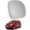 Esselle Parts Specchio Retrovisore per Fiat Panda 312 Destro Lato Passeggero, Vetro Ricambio Esterno con Piastra ABS, Montaggio Plug & Play