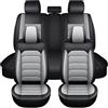 Generico Set Completo di Coprisedili Auto per MG ZS Hybrid+ Luxury 2024 2025 2026, Coprisedili Auto Estivi in Pelle Impermeabili e Traspiranti, Compatibili con Airbag, Resistente ai Graffi QBd209