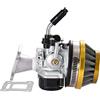 GOOFIT Gold 2 Stroke Carb Carburatore Air Filter Assembly Intake Gasket Kit Sostituzione per 47cc 49cc Pocket Bike ATV