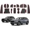 ECOZEN Tappetini in Gomma Antiscivolo per Volvo XC60 Recharge/Hybrid 2018-2025, Impermeabili e Antiscivolo, Tappetini per Console Centrale, Portabicchieri, Cassetti, Cuciture delle Porte, Accessori