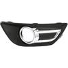 STQNXR griglie paraurti Per Citroen C4 2008 2009 2010 2011 Paraurti Anteriore Cromato Sinistro Destro Copertura Luce Fendinebbia Griglia Auto(Left Side 1pcs)