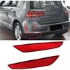 TGFOF 1 paio di riflettori per paraurti posteriore sinistro e destro, adatto per Volkswagen VW Golf 6 MK6 VI non GTI non R 2009-2013