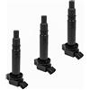 YAOPEI 3 pezzi Bobina di Accensione per Toyota Aygo Yaris Citroen C1 Peugeot 107 9008019015 9091902239
